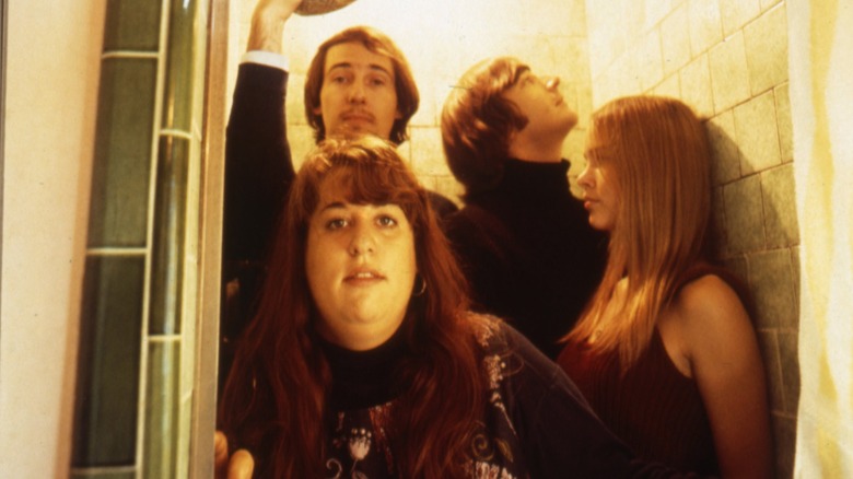 Cass Elliot shower with Mamas and the Papas