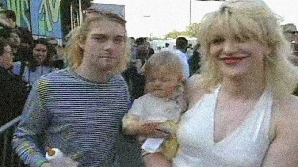 Kurt Cobain and Courtney Love