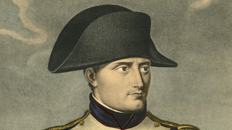 Napoleon with a hat on