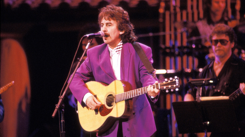 George Harrison performing