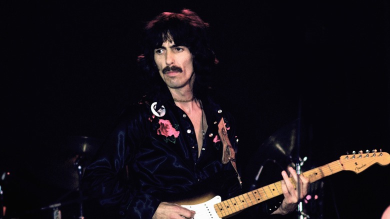 George Harrison performing