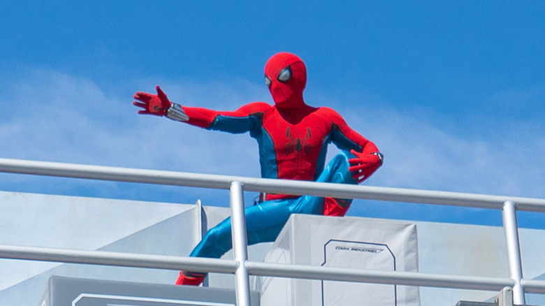 animatronic Spider-man at California Adventure