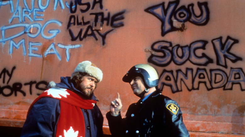 John Candy in a scene from Canadian Bacon