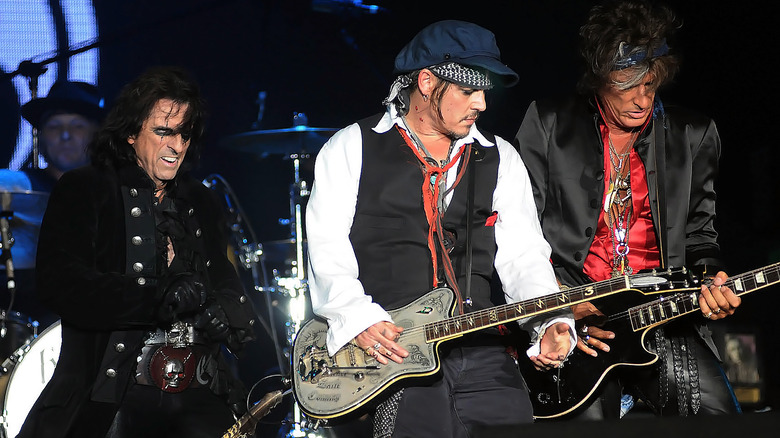 Alice Cooper, Johnny Depp, Joe Perry