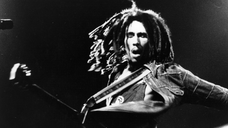 Bob Marley performing