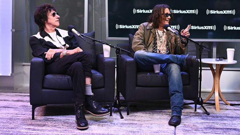 Jeff Beck and Johnny Depp speak on a podcast