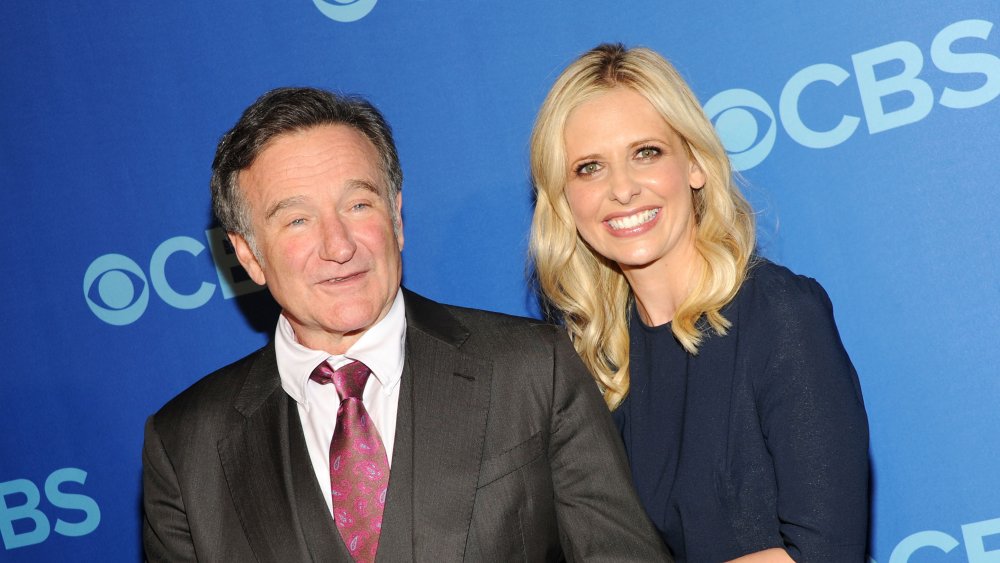 Robin Williams and Sarah Michelle Gellar