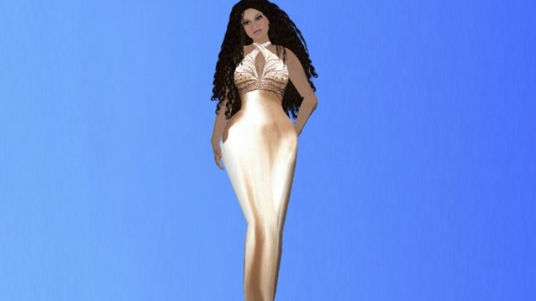 Second Life website female avatar