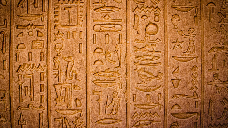 Egyptian hieroglyphs