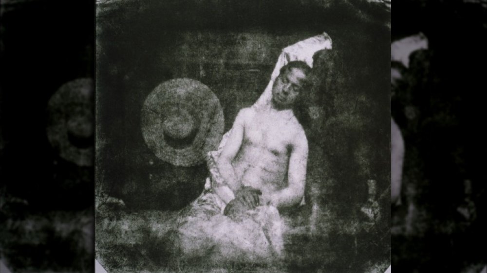 Hippolyte Bayard, Self‐Portrait as a Drowned Man (Le Noyé), 1840