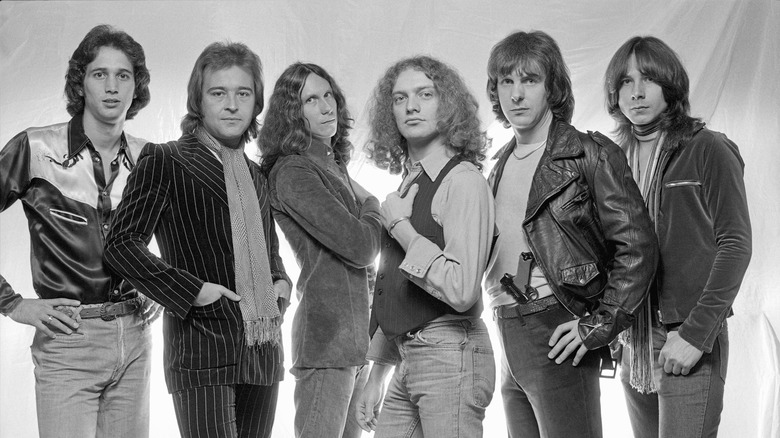 The original lineup of Foreigner in 1976