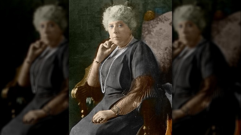 Princess Beatrice, daughter of Queen Victoria, coloured from black and white 1926