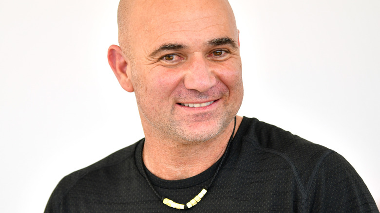 Andre Agassi at 2018 Australian Open