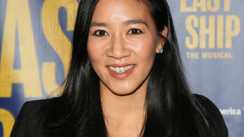 Michelle Kwan at a film premiere