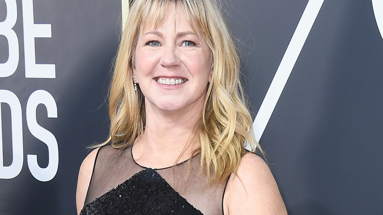 Tonya Harding smiling in 2018 