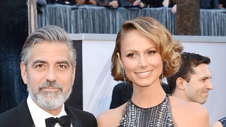 George Clooney and Stacy Keibler