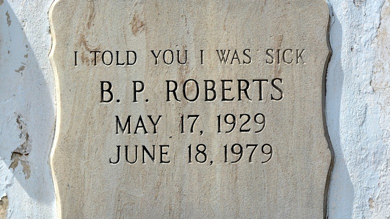 Grave of B.P. Roberts