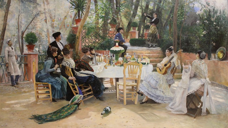 Hugo Birger, Lunch during La Feria in Granada