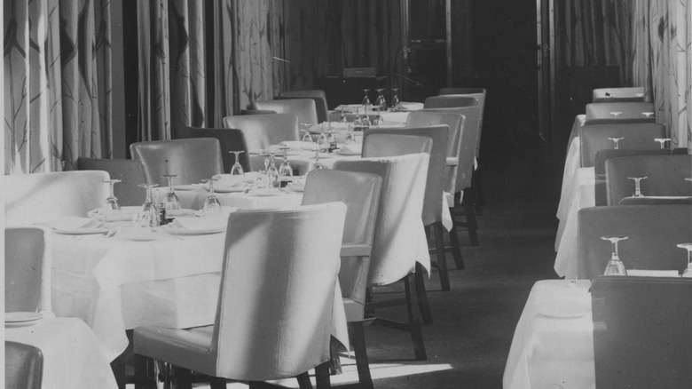 The Rainbow Room dining bathed daylight