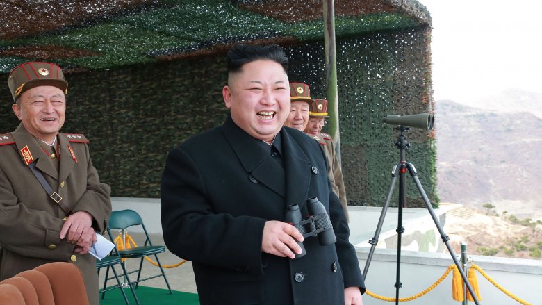 kim jong-un laughing