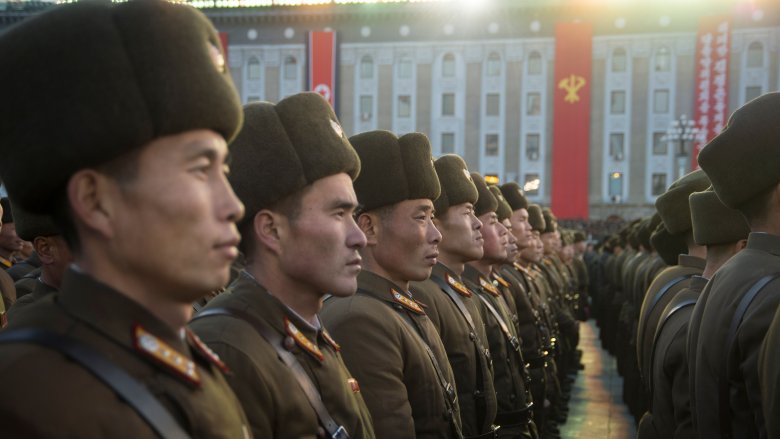 north korea soldiers