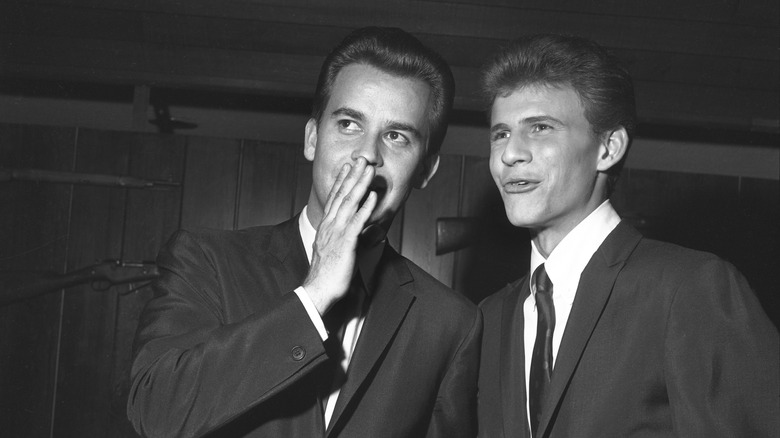 Bobby Rydell talking to Dick Clark