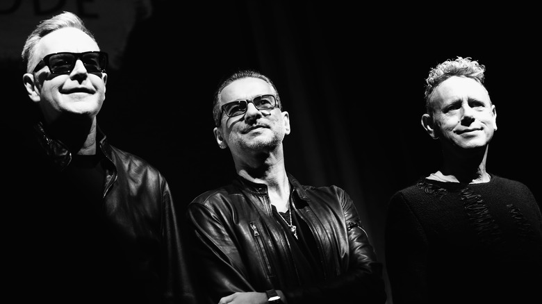 Depeche Mode black and white photo