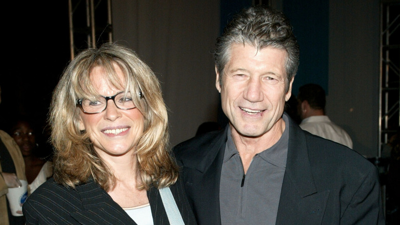 Fred Ward and wife in 2002 