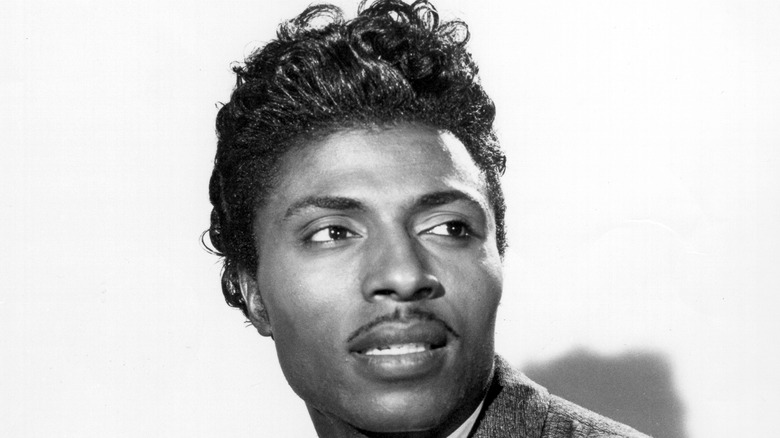 Little Richard looking to side