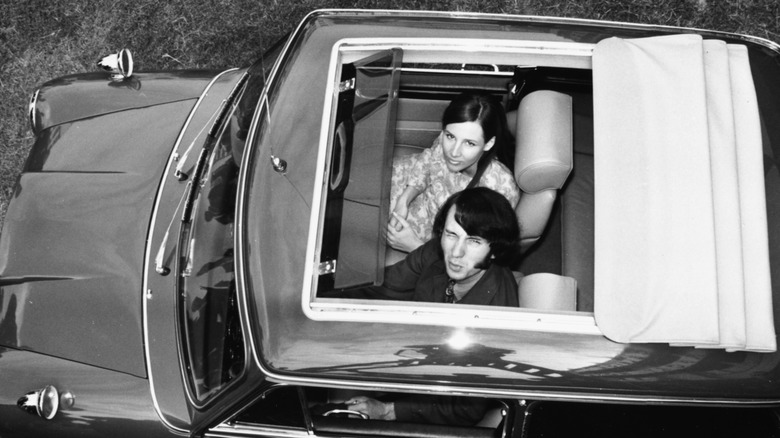 Michael Nesmith with his girlfriend 