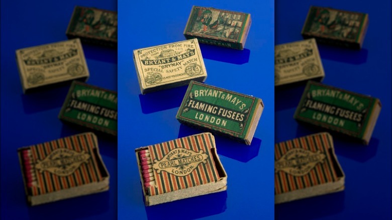 Victorian matchboxes