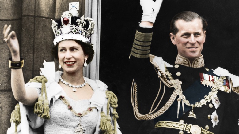 Queen Elizabeth II and Prince Philip in 1953