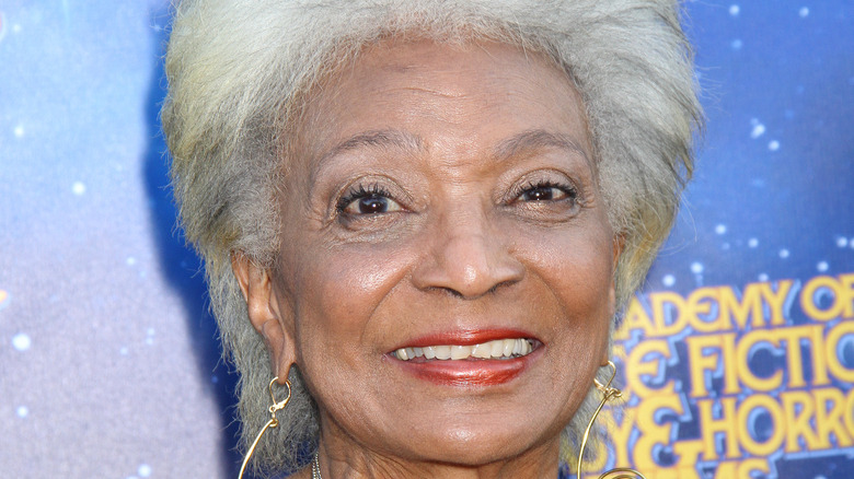 Nichelle Nichols smiling