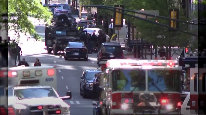 Police response Atlanta shooting