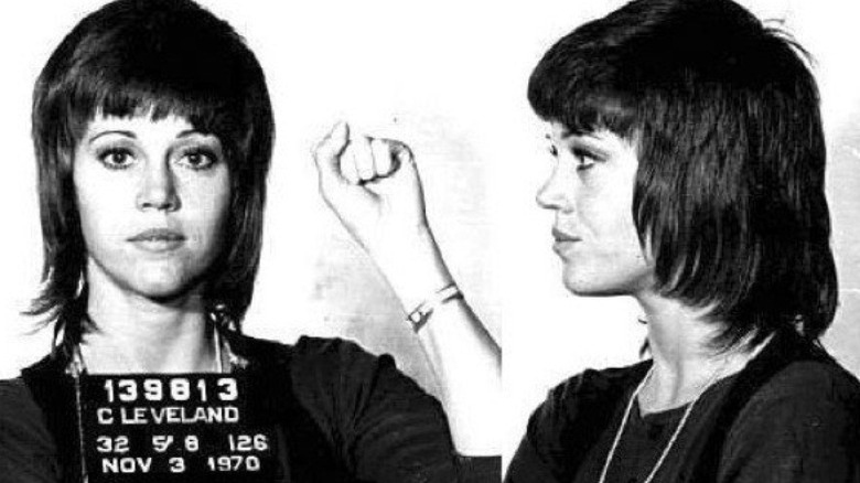 Jane Fonda's 1970 mugshot 