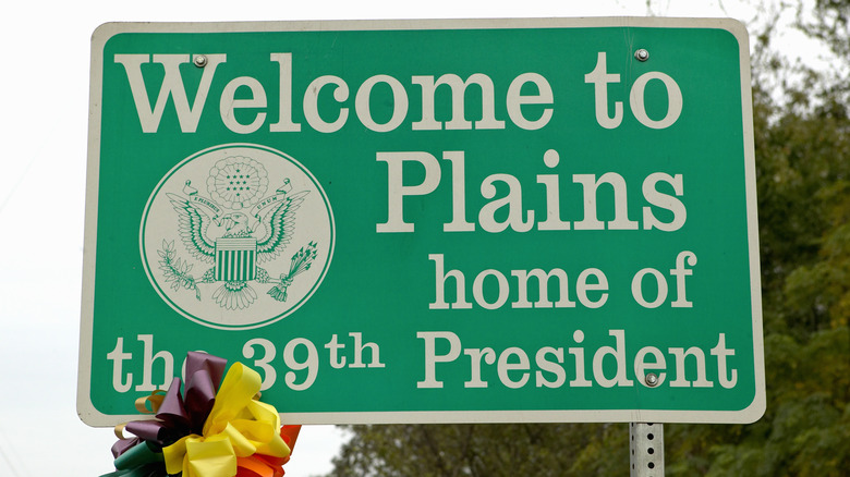 Plains Georgia sign