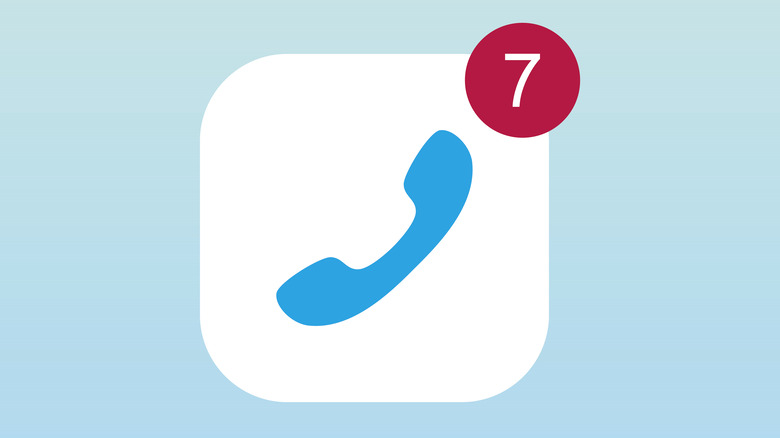 missed calls icon