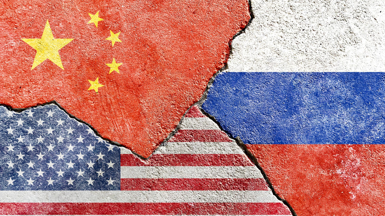 US Russia China broken wall