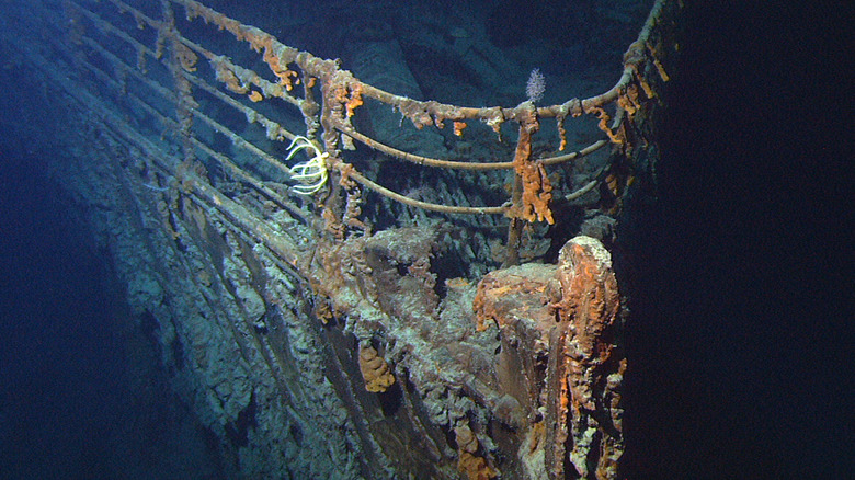 Titanic wreckage photo