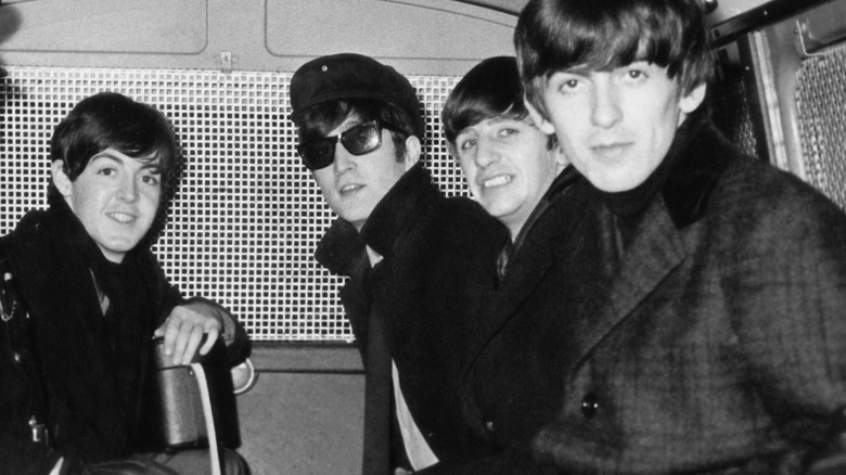 Beatles traveling with police security