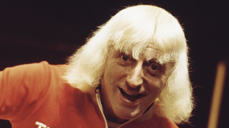 Jimmy Savile orange jumpsuit