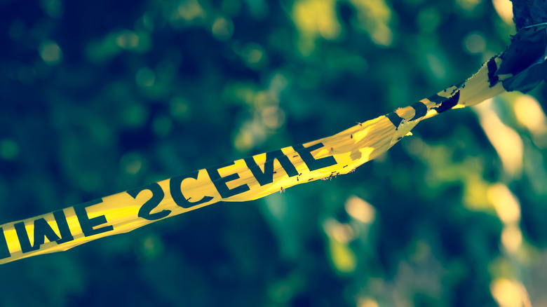 Old crime scene tape