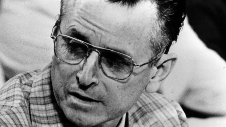 James Earl Ray in glasses looking to right