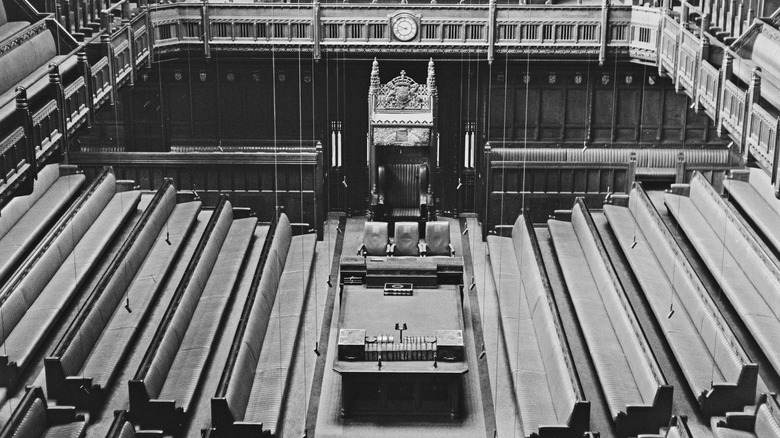 House of Commons stands empty