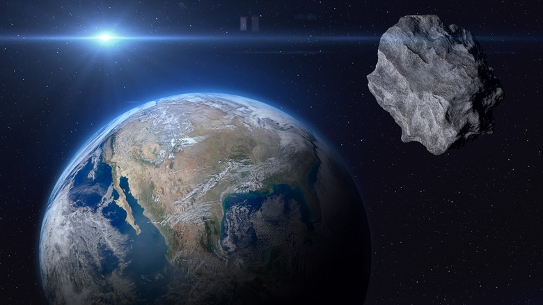 Asteroid headed toward the Earth