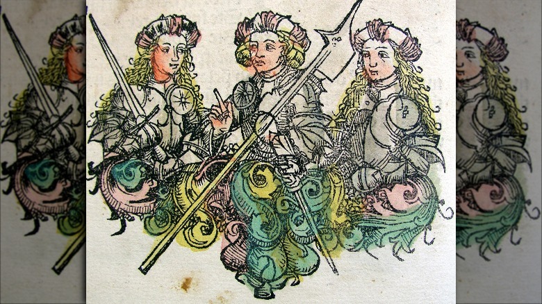 Amazons in the 1493 Nuremberg Chronicle