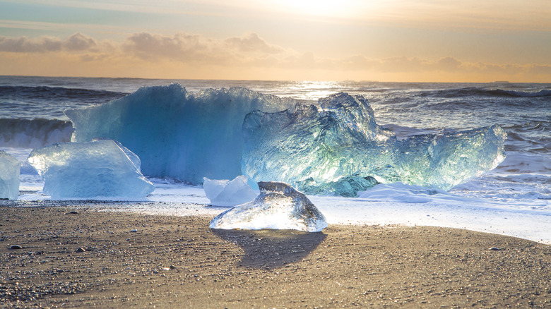 Melting glaciers