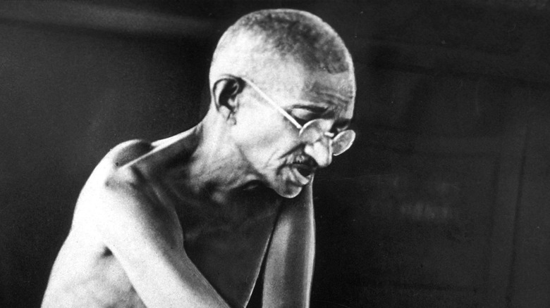 Mahtama Gandhi side profile