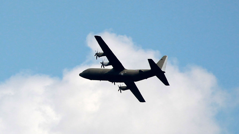 British aircraft cloud blue sky