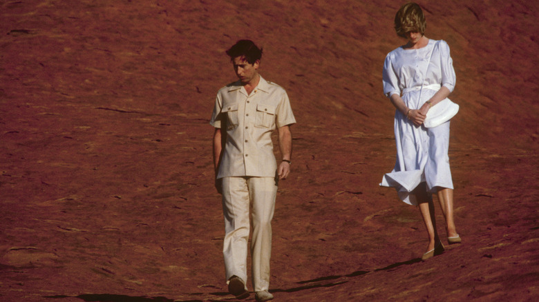 Charles and Diana Australian outback